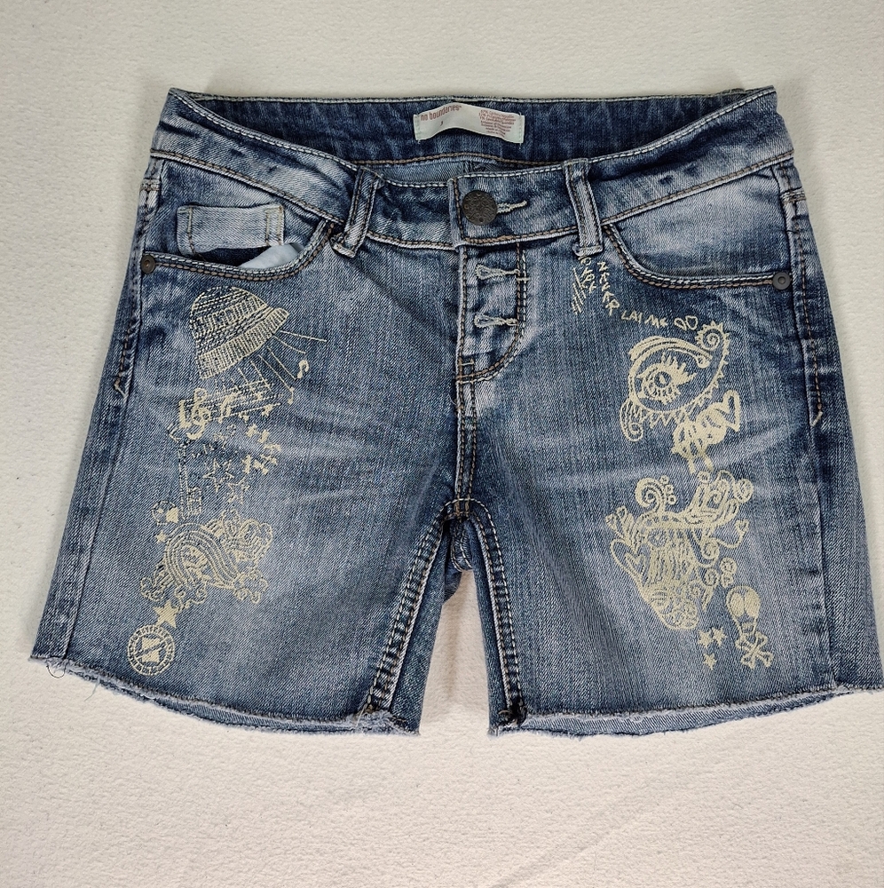 Women's Blue Denim Shorts
